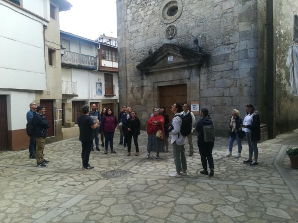 Visita técnica a Ciudad Rodrigo, en el que aparecen un grupo de personas